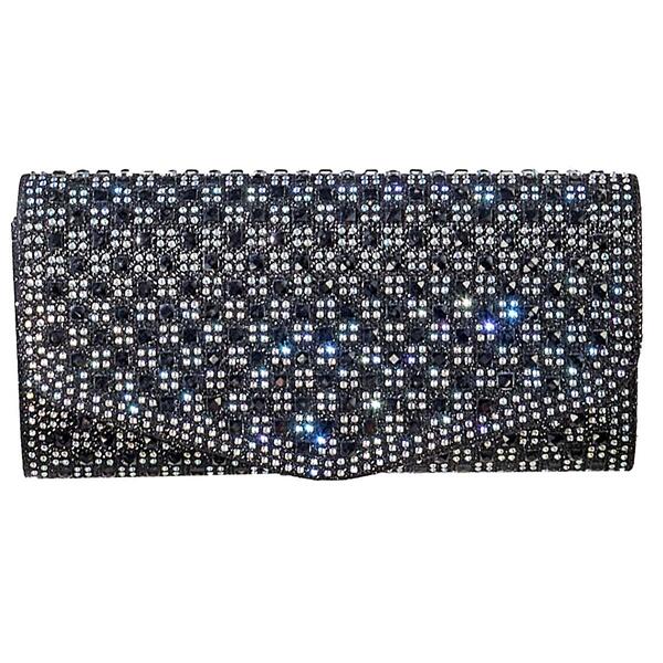 D''Margeaux Checkerd Stone Clutch Bag - image 