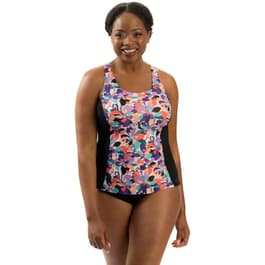 Aquashape Women's Awakening Twist Back Tankini Swimsuit Top