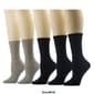 Womens Cuddl Duds&#174; 5pk. Heather Crew Socks - image 2