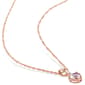 Gemstone Classics&#8482; 10kt. Rose Gold Heart Shaped Pendant - image 3