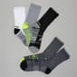 Boys (8-20) Starter Cushioned Socks - White/Grey - image 1