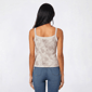 Juniors Madden Girl Tree Camo Lace Trim Bra Cup Camisole - image 2