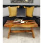 9th & Pike® Brown Teak Wood Contemporary Coffee Table - image 5
