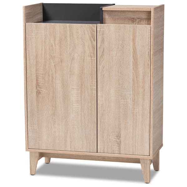 Baxton Studio Fella Entryway Shoe Cabinet