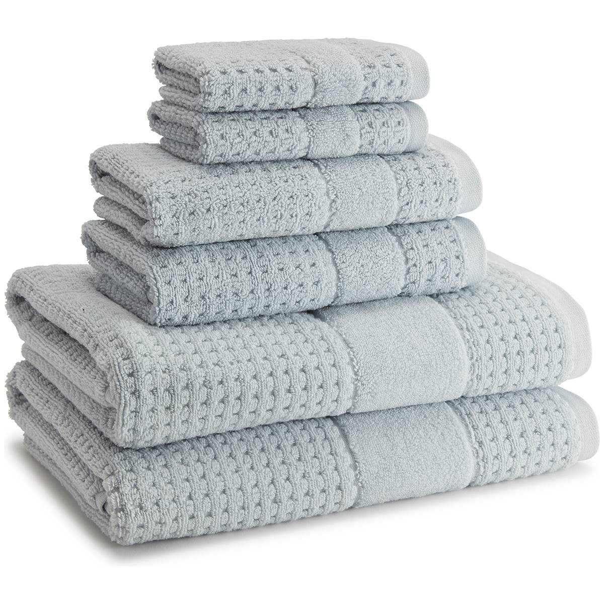 Cassadecor Checkered 6pc. Towel Set Collection