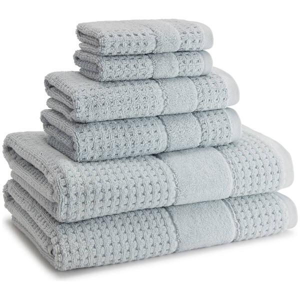 Cassadecor Checkered 6pc. Towel Set Collection - image 