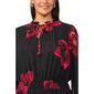 Plus Size MSK Long Sheer Sleeve Tie Neck Floral Tier Maxi Dress - image 5