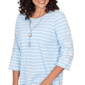 Womens Alfred Dunner Classics 3/4 Sleeve Butterflies Blouse - image 5