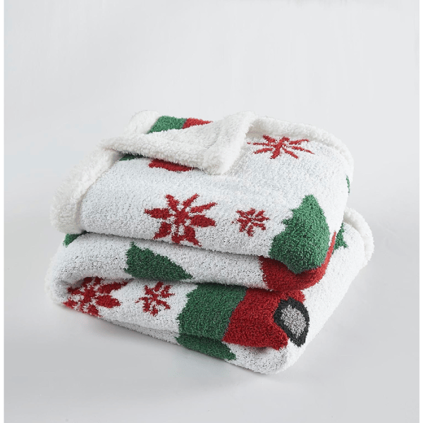 Truly Soft Cozy Tree and Truck Throw Blanket