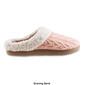 Womens Isotoner&#174; Cable Knit Alexis Clog Slippers - image 2