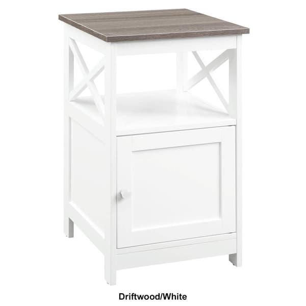 Convenience Concepts Oxford End Table w/ Storage Cabinet
