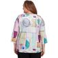 Plus Size Alfred Dunner Classics Geometric Biadere Knit Tee - image 2
