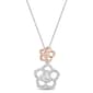 Enchanted by Disney Sterling Silver Belle Flower Pendant - image 1