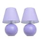 Simple Designs Mini Ceramic Globe Table Lamp - Set of 2 - image 12