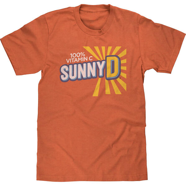 Young Mens Sunny D Short Sleeve Graphic Tee - image 