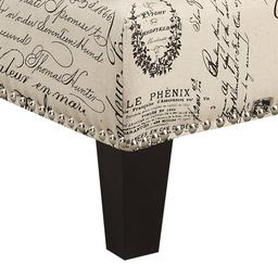 Elements Erica French Script Ottoman