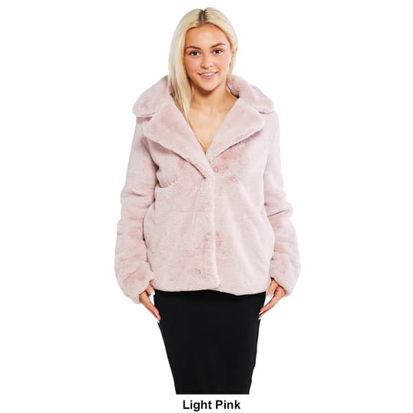 Juniors Outermix Classic Faux Fur Jacket