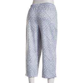 Womens Jaclyn Geometric Capris Pajama Pants