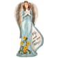 Alpine Angel Statue w/ Blue Dress & Saying - image 1