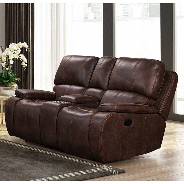 NEW CLASSIC Brookline Power Dual Reclining Console Loveseat - image 