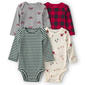 Baby Boy (NB-24M) Carter''s(R) 4pk. Holiday Long Sleeve Bodysuits - image 1