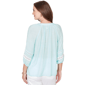 Petite Ruby Rd. Renaissance Romance 3/4 Sleeve Button Blouse - image 2