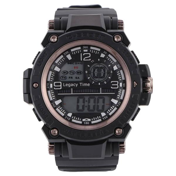 Mens Legacy Time Digital Sport Watch - 26-085W-BLACK - image 