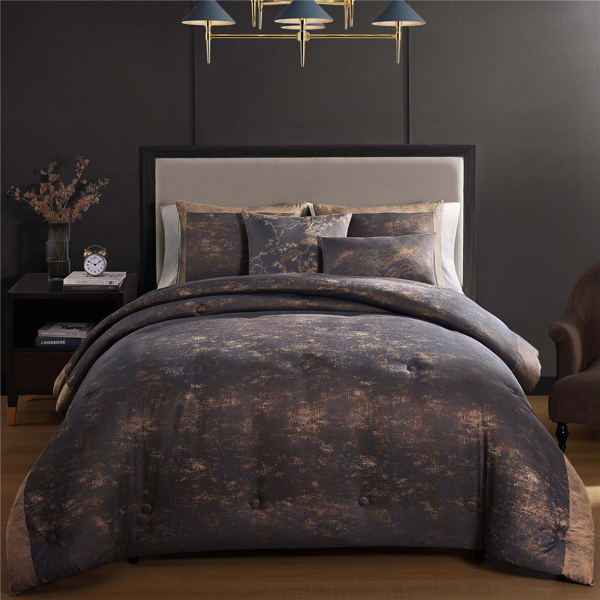 Bebejan Texture Jacquard  5pc. Comforter Set