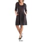 Plus Size 24/7 Comfort Apparel Elbow Sleeve Pocket Shift Dress - image 5