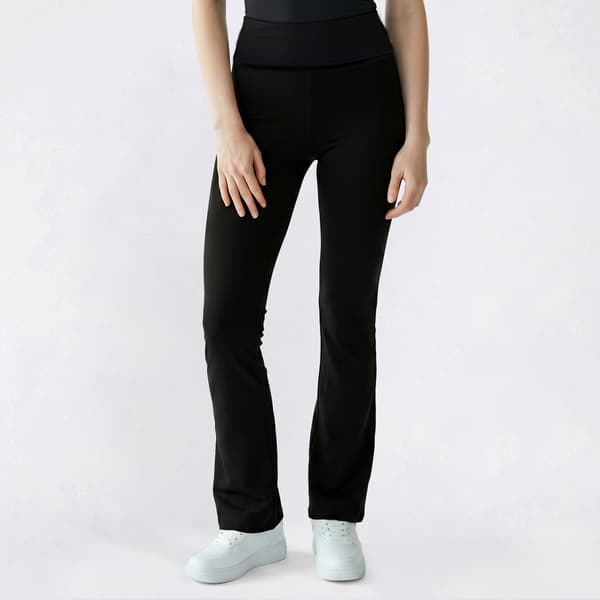 Juniors Love Tree Fold Over Waist Flare Pants