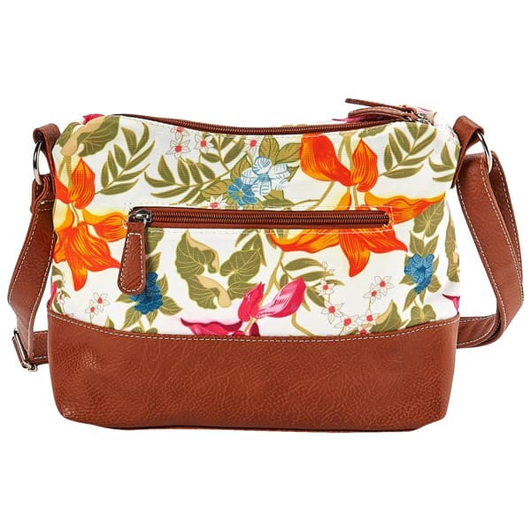 Stone Mountain Tropic Garden Canvas Hobo