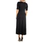 Womens 24/7 Comfort Apparel Casual Maxi Dress With Sleeves - image 3