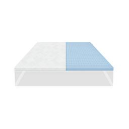 Levitate Sleep 2in. Gel Swirl Mattress Topper