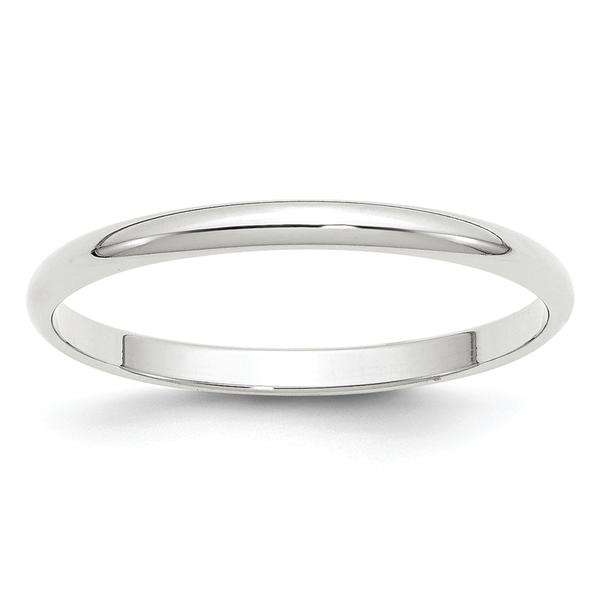 Endless Affection(tm) 10kt. White Gold 2mm Wedding Band - image 