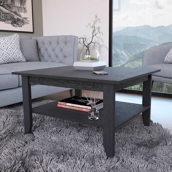 FM FURNITURE Osceola Black Coffee Table