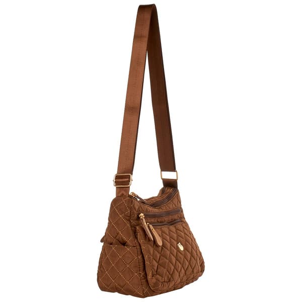 Gloria Vanderbilt Quilted Nylon Hobo
