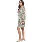 Womens Absolutely Famous Long Sleeve Print Faux Wrap Dress - image 4