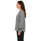 Plus Size Zac & Rachel Smocked Poet Sleeve Rib Knit Sweater - image 3