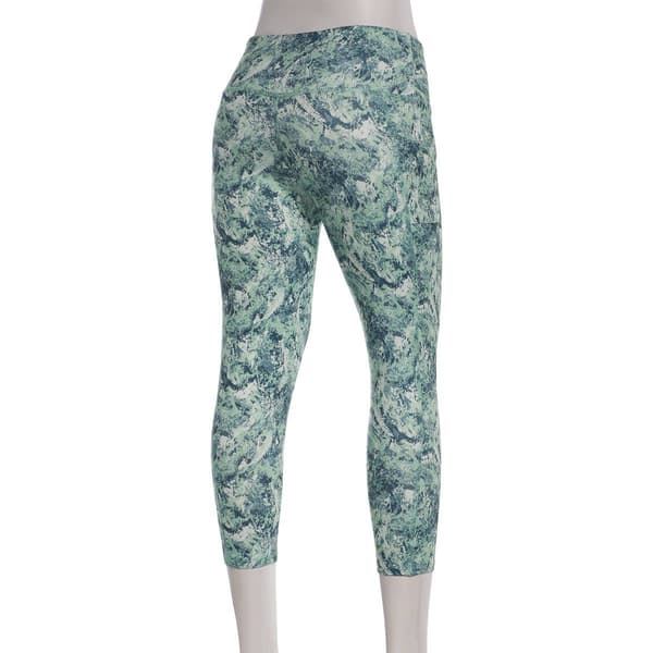Womens Starting Point® Fields of Green Capri Leggings