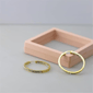 Saffron 18kt. Gold Plating Inside Out 40mm Hoop Earrings - image 5