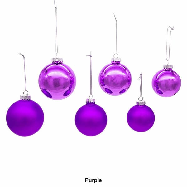 Kurt Adler 60-80mm 20pc. Shiny & Matte Balls Ornament Set