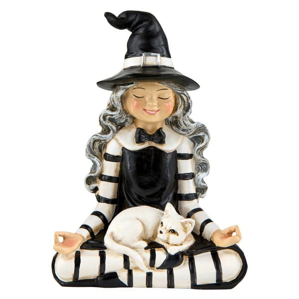 National Tree 5in. Yoga Witch Tabletop Decoration