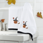 Avanti Pumpkin Patch Halloween 2pk. Embroidered Hand Towels - image 3