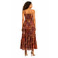 Juniors Angie Floral Gauze Twist Front Tier Maxi Dress - image 3