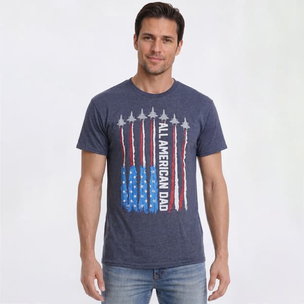 Mens All American Dad Graphic Tee - image 