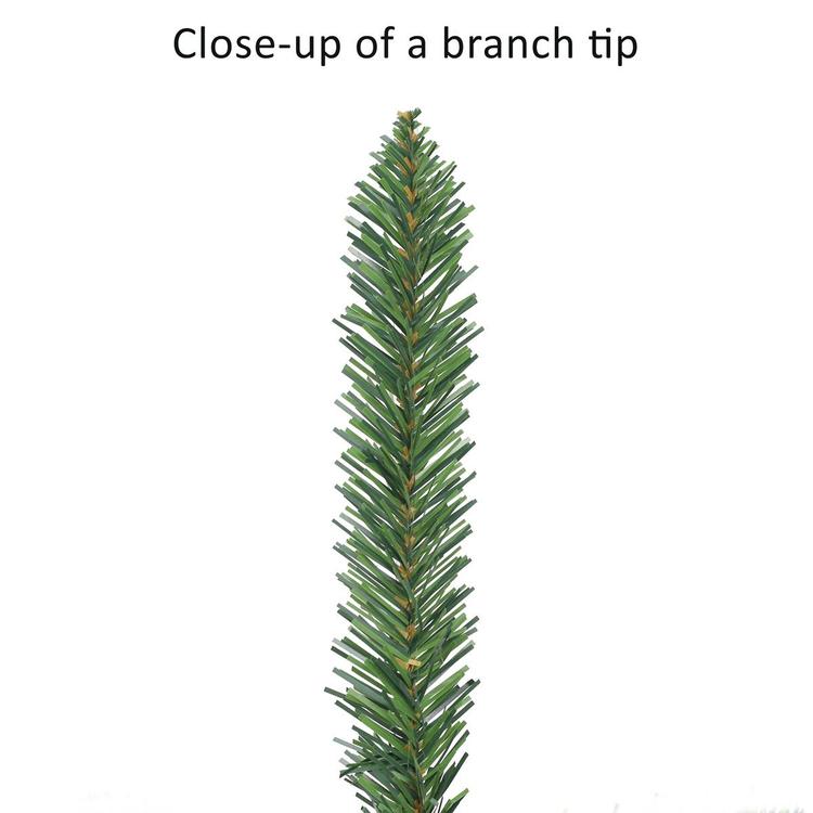 Puleo International 7ft. Pre-Lit Artificial Christmas Pine Tree