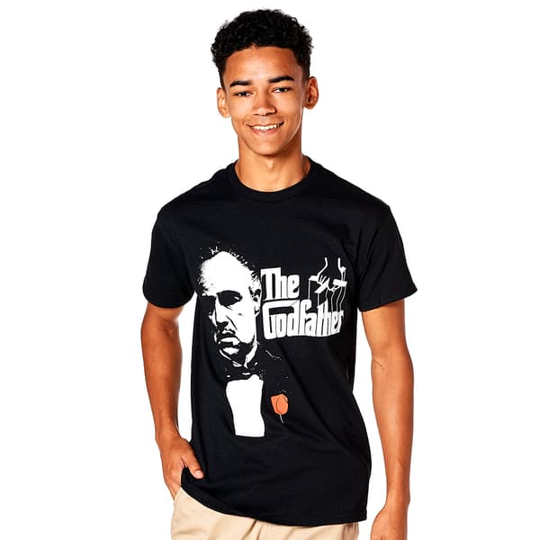 Young Mens The Godfather Short Sleeve Graphic Tee - image 