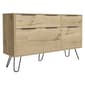 FM FURNITURE Monaco Light Oak Double Dresser - image 1