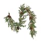 National Tree 6ft. Holly & White Berry Garland w/ LED Lights - image 1