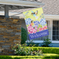Northlight Welcome Floral Hummingbird Outdoor House Flag - image 3